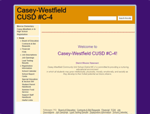 Tablet Screenshot of caseywestfield.org